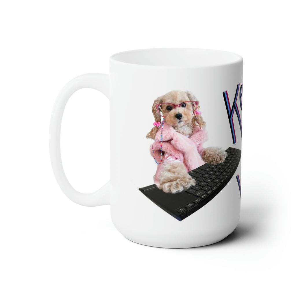 Keyboard warrior Ceramic Mug 15oz noodlesthepooch
