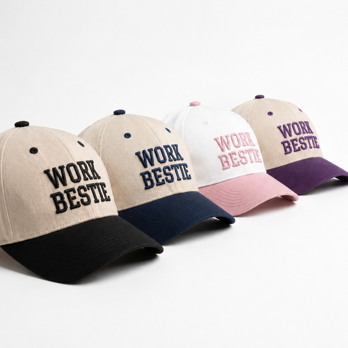 Work Bestie Two Tone Cap