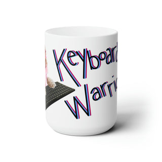 Keyboard warrior - Ceramic Mug 15oz