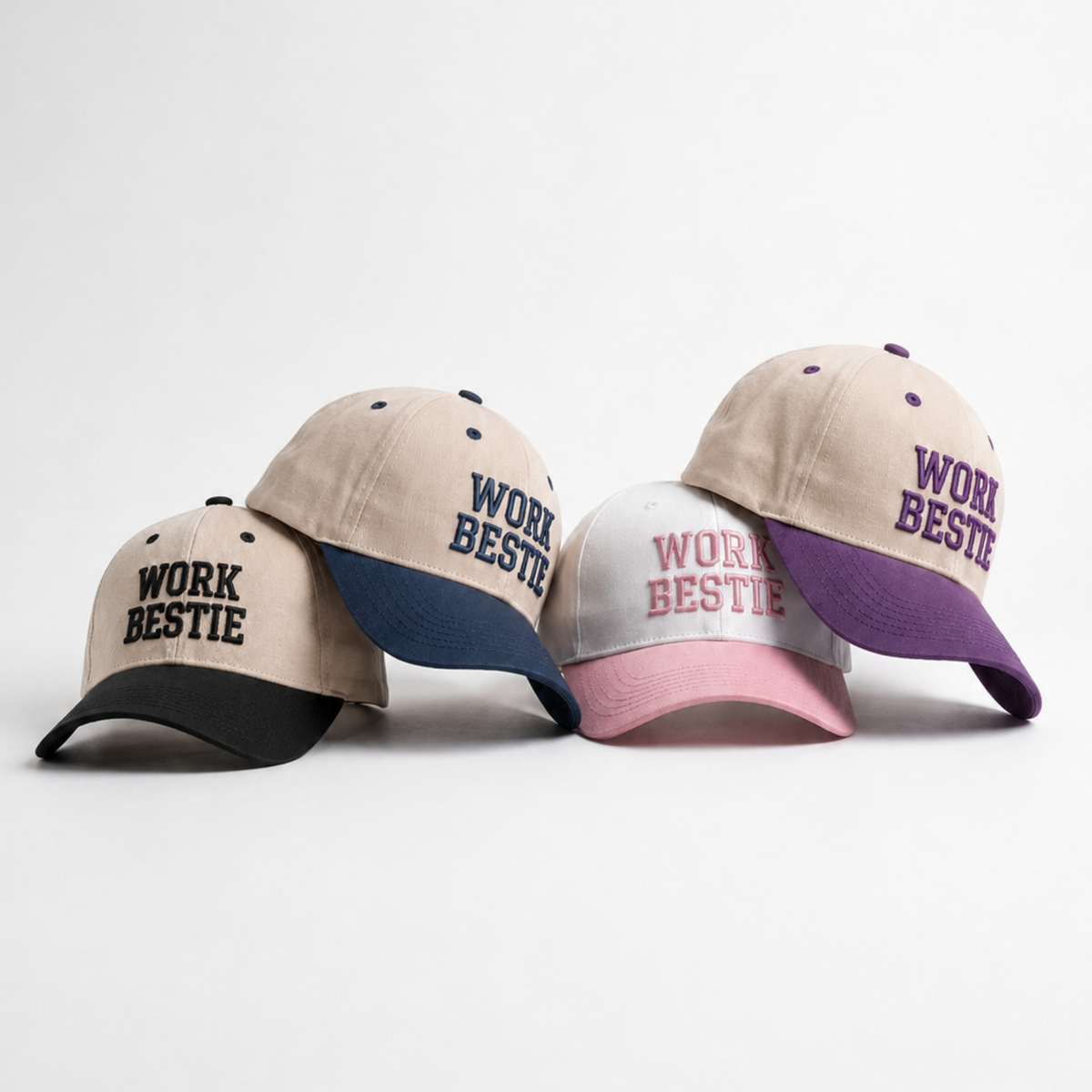 Work Bestie Two Tone Cap