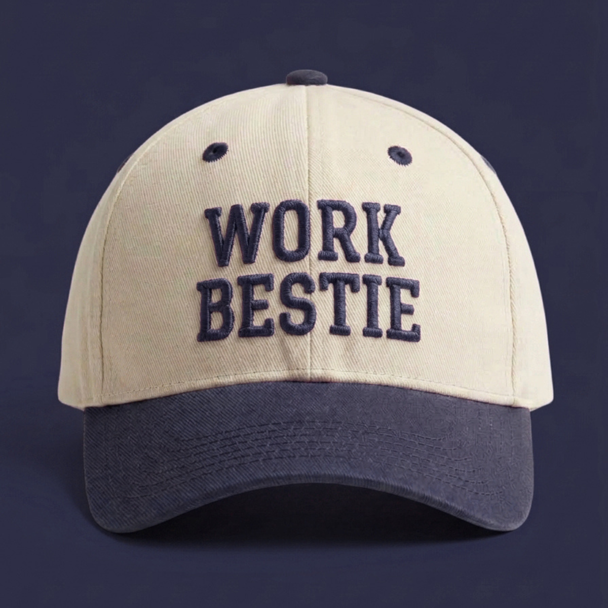 Work Bestie Two Tone Cap