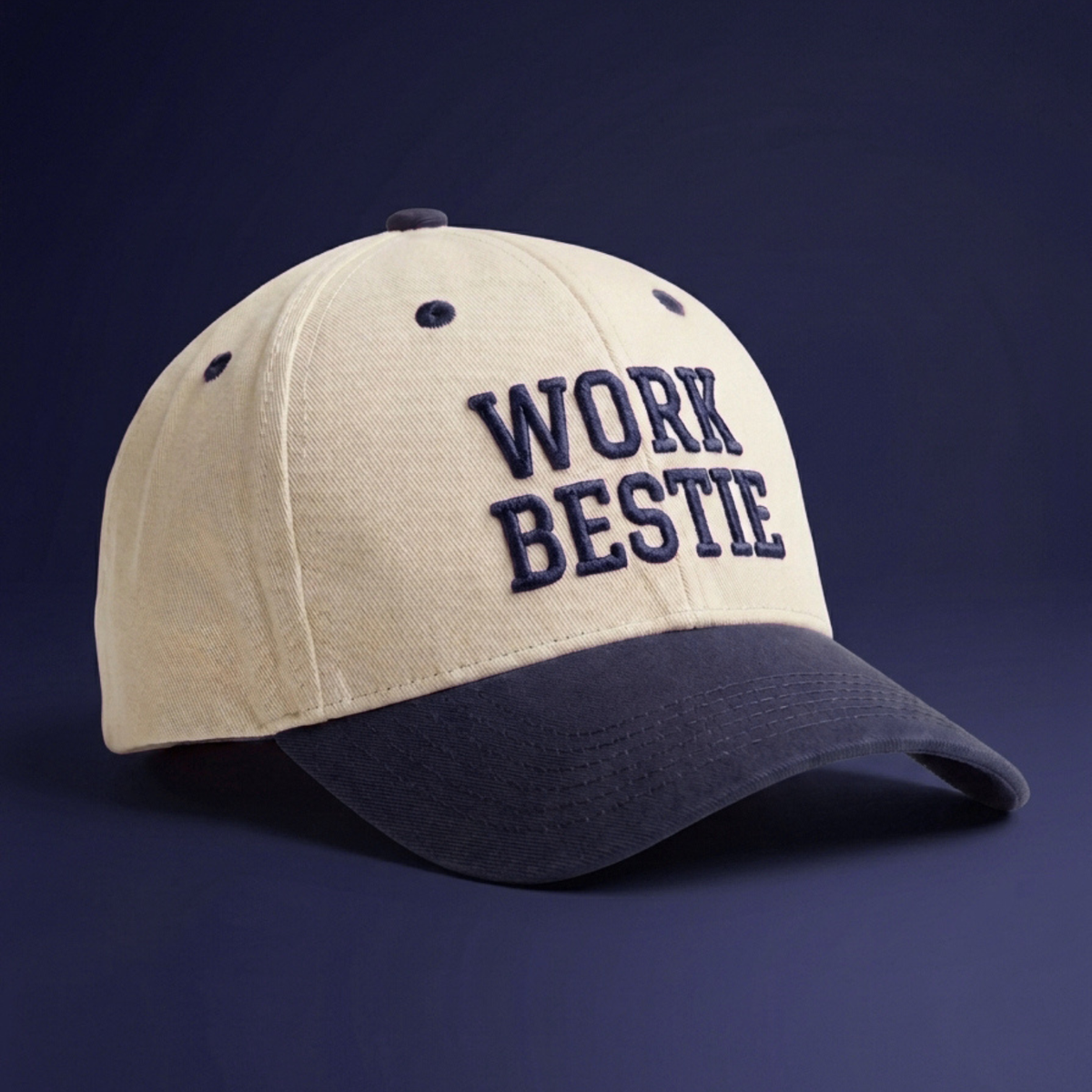 Work Bestie Two Tone Cap