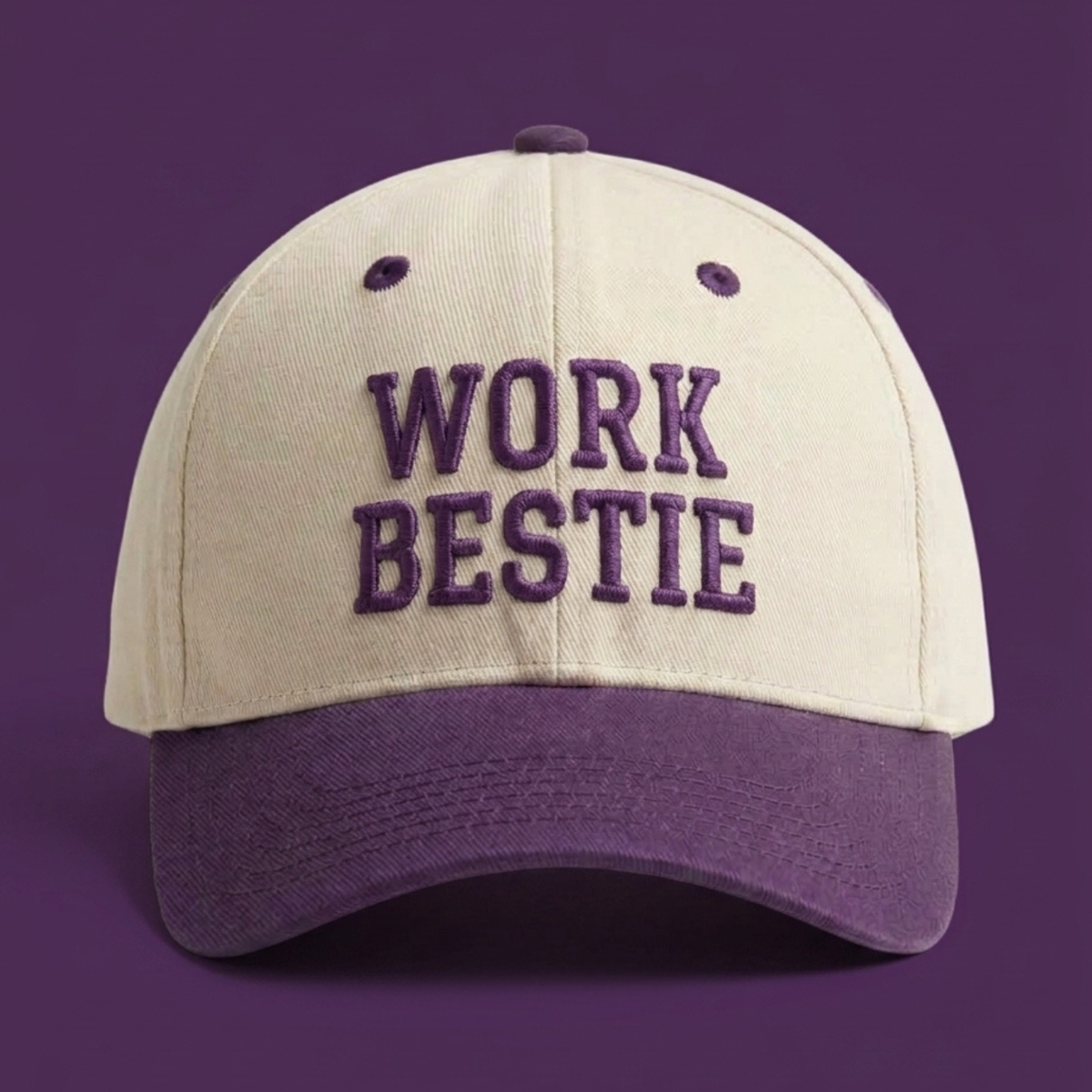 Work Bestie Two Tone Cap