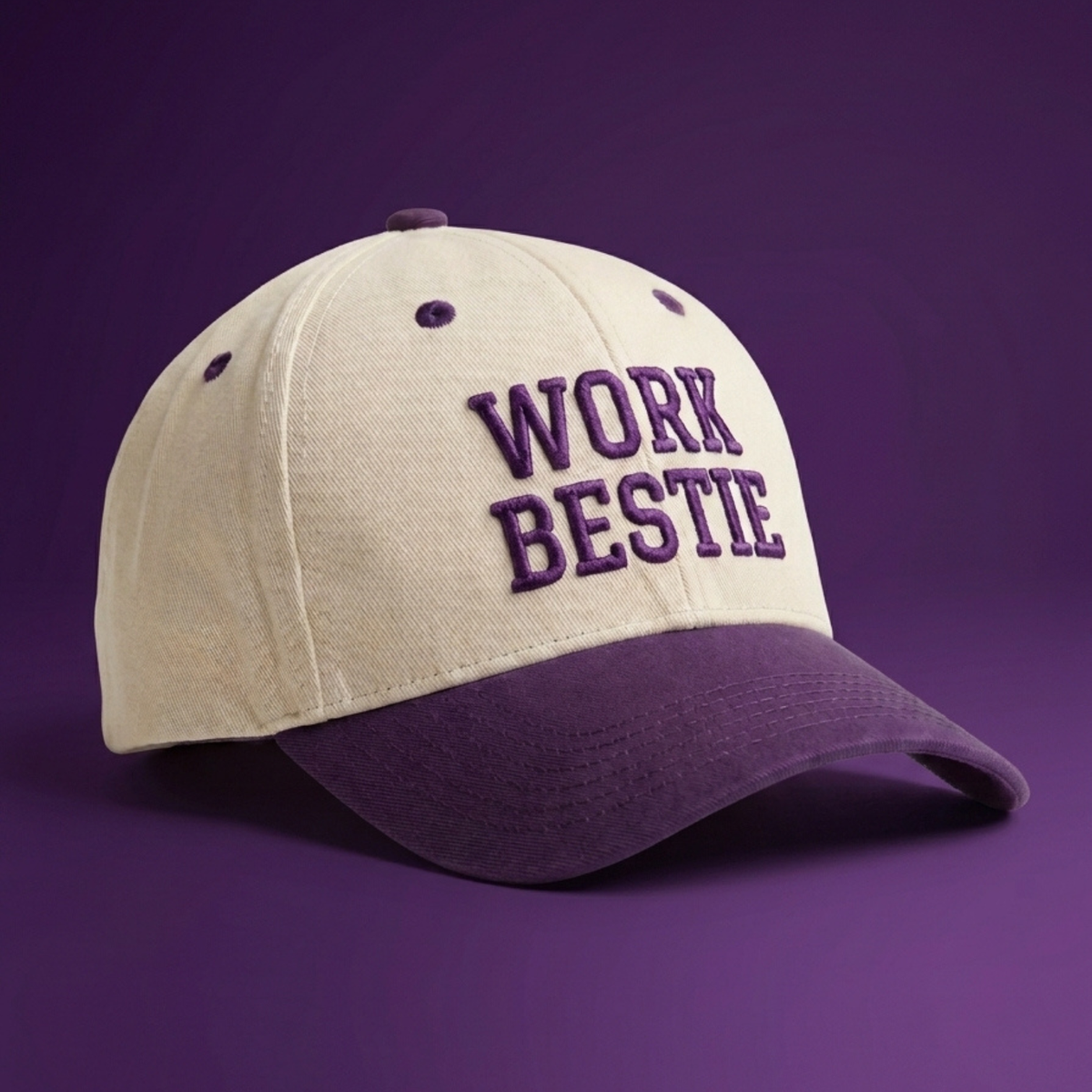 Work Bestie Two Tone Cap