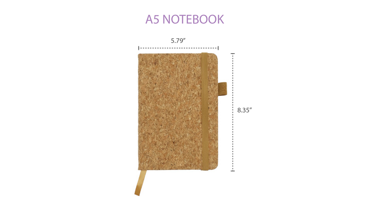 Established 2019 Cork A5 Notebook