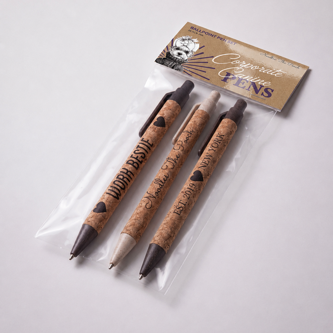 Established 2019 Cork Pen Set